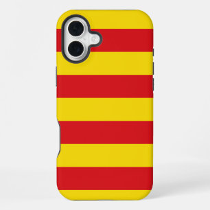 Spanje: La Senyera Catalaanse vlag iPhone 16 Plus Hoesje