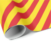 Spanje: La Senyera Catalonia Cadeaupapier (Rol Hoek)