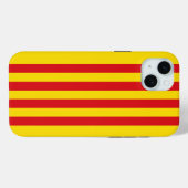 Spanje: La Senyera Catalonia Case-Mate iPhone Case (Achterkant (horizontaal))