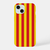 Spanje: La Senyera Catalonia iPhone 15 Case (Achterkant)