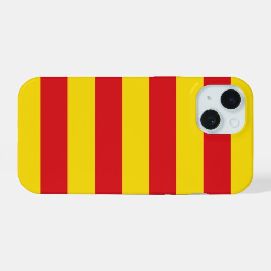 Spanje: La Senyera Catalonia Otterbox iPhone Case iPhone 15 Case (Achterkant horizontaal)