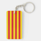 Spanje: La Senyera Catalonia Sleutelhanger (achterkant)