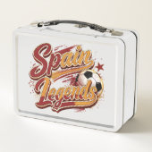 Spanje Legenden Lunchbox (Achterkant)