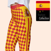 Spanje leggings, mode, Spaans Vlag Leggings