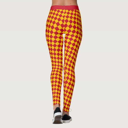 Spanje leggings, mode, Spaans Vlag Leggings (Achterkant)
