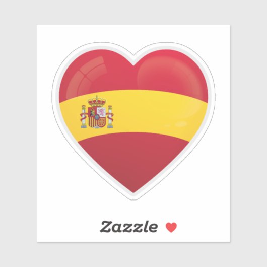 Spanje Liefde Icon Sticker (Vel)