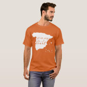 Spanje ligt in mijn hart, kaart t-shirt (Voorkant volledig)