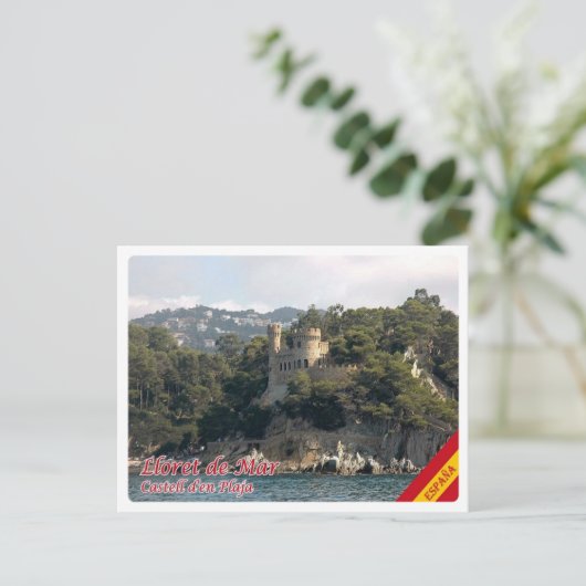 Spanje - Lloret de Mar - Briefkaart (Staand voorkant)