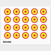 Spanje Luchtmacht Roundel Ronde Sticker (Vel)