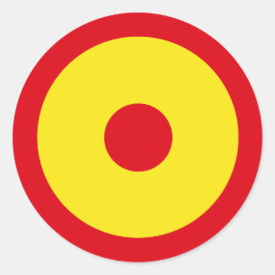Spanje Luchtmacht Roundel Ronde Sticker
