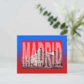 spanje madrid briefkaart (Staand voorkant)
