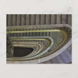 Spanje, Madrid, Circulo de Bellas Artes, staircas Briefkaart