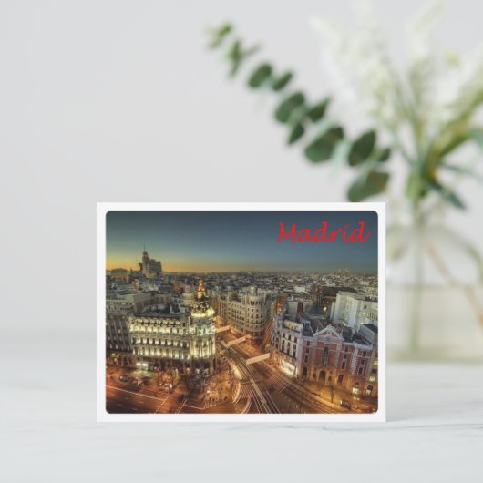 Spanje - Madrid - City - Briefkaart (Staand voorkant)