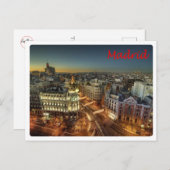 Spanje - Madrid - City - Briefkaart (Voorkant / Achterkant)
