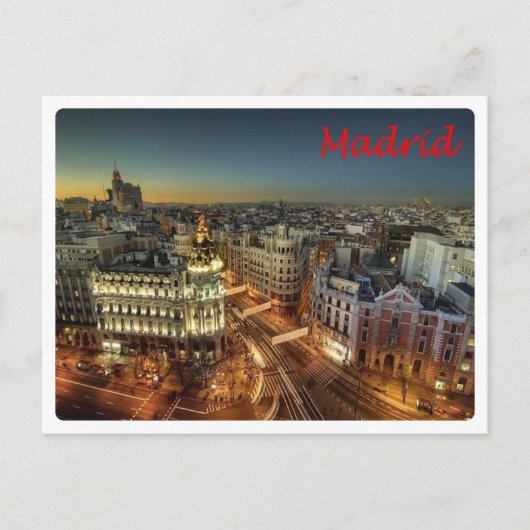 Spanje - Madrid - City - Briefkaart (Voorkant)