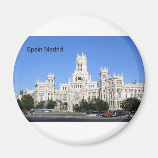 Spanje, Madrid City Hall Plaza de Cibeles (St.K.) Magneet (Voorkant)