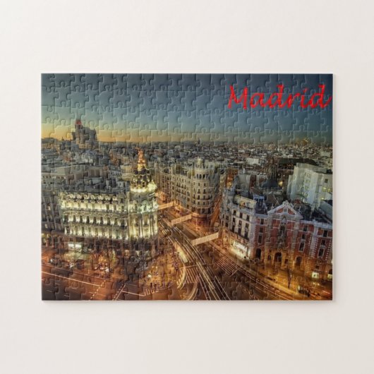 Spanje - Madrid - City - Legpuzzel (Horizontaal)