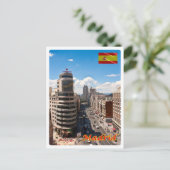 Spanje - Madrid - downtown Avenu - Briefkaart (Staand voorkant)