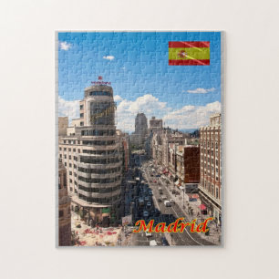 Spanje - Madrid - downtown Avenu - Legpuzzel