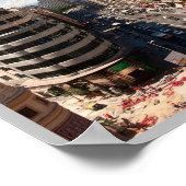 Spanje - Madrid - downtown Avenu - Poster (Hoek)