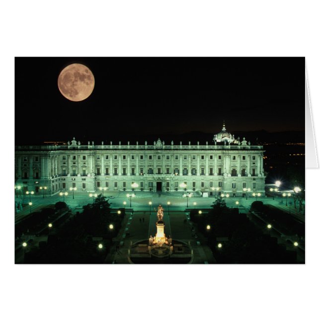 Spanje, Madrid, Koninklijk Paleis en Plaza de (Voorkant Horizontaal)
