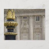 Spanje, Madrid. Koninklijk Paleis,  gloeilamp Briefkaart (Voorkant)