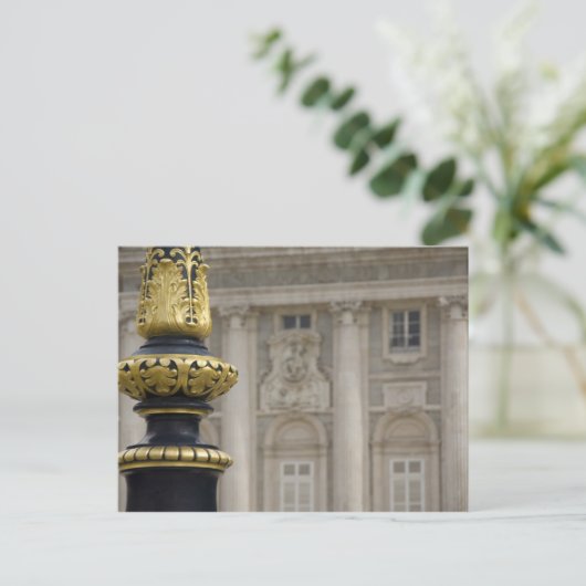 Spanje, Madrid. Koninklijk Paleis,  gloeilamp Briefkaart (Staand voorkant)