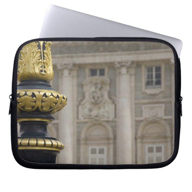 Spanje, Madrid. Koninklijk Paleis,  gloeilamp Laptop Sleeve (Voorkant)