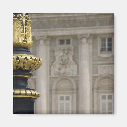 Spanje, Madrid. Koninklijk Paleis, gloeilamp Magneet (Voorkant)