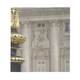 Spanje, Madrid. Koninklijk Paleis,  gloeilamp Notitieblok