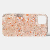 Spanje: Madrid Map, C1920 Case-Mate iPhone Case (Achterkant (horizontaal))