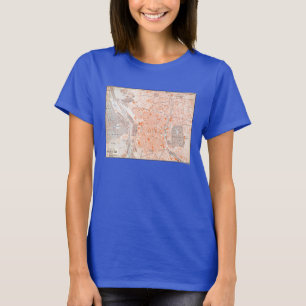 Spanje: Madrid Map, C1920 T-shirt