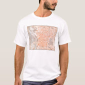 Spanje: Madrid Map, C1920 T-shirt (Voorkant)