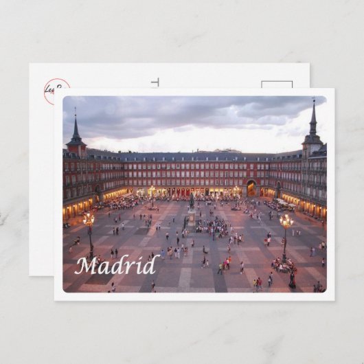 Spanje - Madrid - Mayor Square - Briefkaart (Voorkant / Achterkant)