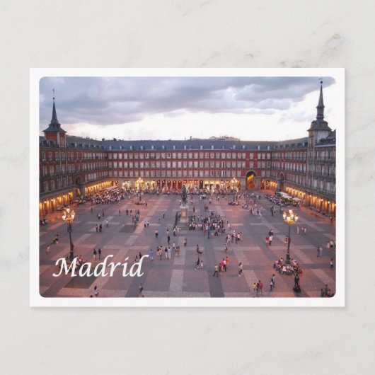 Spanje - Madrid - Mayor Square - Briefkaart (Voorkant)