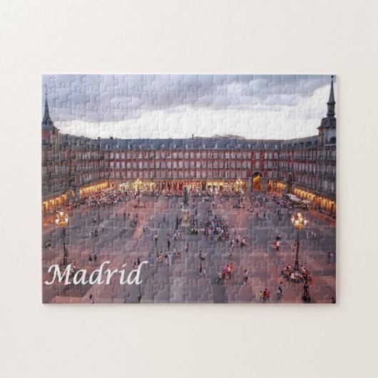 Spanje - Madrid - Mayor Square - Legpuzzel (Horizontaal)