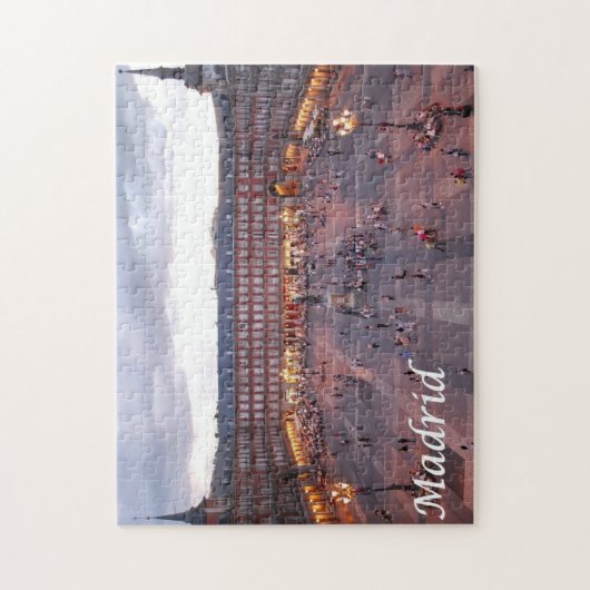 Spanje - Madrid - Mayor Square - Legpuzzel (Verticaal)