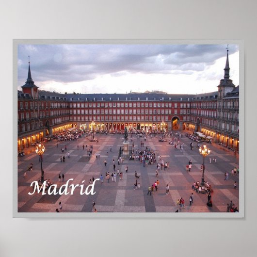 Spanje - Madrid - Mayor Square - Poster (Voorkant)
