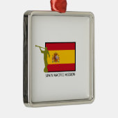 SPANJE MADRID MISSIE LDS CTR METALEN ORNAMENT (Rechts)