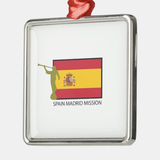 SPANJE MADRID MISSIE LDS CTR METALEN ORNAMENT (Links)