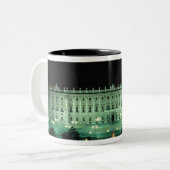Spanje, Madrid, Royal Palace en Plaza de Tweekleurige Koffiemok (Voorkant links)