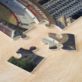 Spanje, Malaga, Andalusië Uitzicht op Plaza de Tor Legpuzzel (Zijkant)