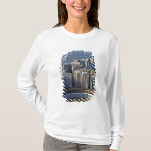 Spanje, Malaga, Andalusië uitzicht op Plaza de Tor T-shirt