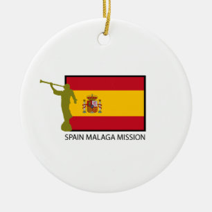 SPANJE MALAGA MISSIE LDS CTR KERAMISCH ORNAMENT