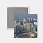 Spanje, Malaga, Uitzicht Andalusië van Plaza de To Magneet (Voorkant / Achterkant)