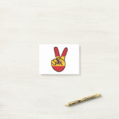 Spanje Markering V Post-it® Notes (Op bureau)
