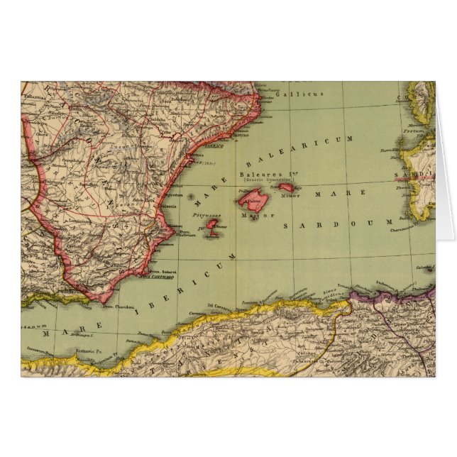 Spanje, Mauritanië en Afrika (Voorkant Horizontaal)