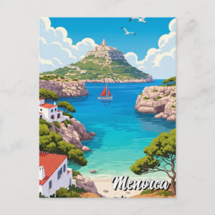 Spanje Menorca Ansichtkaart Briefkaart