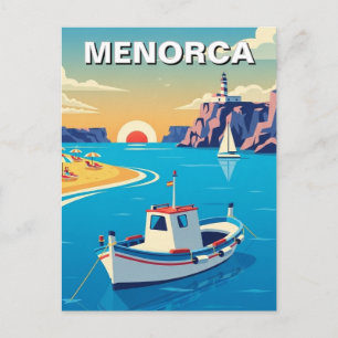 Spanje Menorca Ansichtkaart Briefkaart