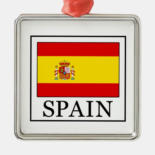 Spanje Metalen Ornament (Voorkant)